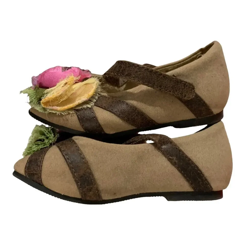 Joyfolie Flower Strappy Flats
